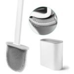 silicone toilet brush flexible toilet brush best selling toilet brush 2021 cleaning brush flat brush 2.jpg