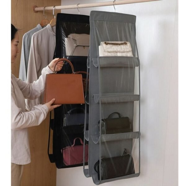 8 Pocket Foldable Hanging Bag 4 Layers Folding Shelf Bag Purse Handbag Organizer Sundry Pocket Hanger 1.jpg