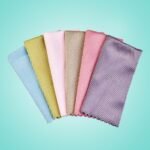 Chiffon de nettoyage r utilisable en microfibre vaisselle serviette de nettoyage lingettes cailles de poisson.jpg