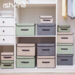 Cotton Linen Storage Box With Cap 2 Size Clothes Socks Toy Snacks Sundries Organizer Set Fabric.jpg