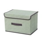 Cotton Linen Storage Box With Cap 2 Size Clothes Socks Toy Snacks Sundries Organizer Set Fabric 3.jpg