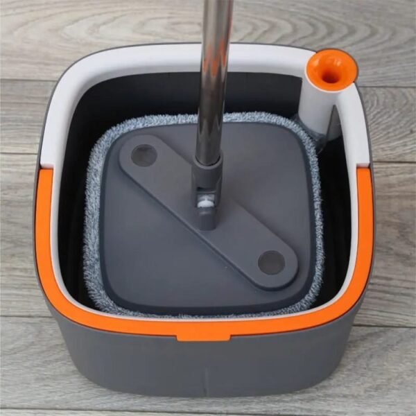 Household Hands free Lazy Mop Square Gray Mopping Magic Personality Simple Rotary Mop jpg.jpg