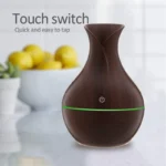 Household Wood Vase Aromatherapy Humidifier Vase Air Humidifier Ultrasonic Mute Colorful Humidifier Spray Instrumen Rechargeable jpg.webp