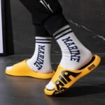 Pantoufles de plage coordonnantes pour hommes et femmes sandales tendance v tements d ext rieur maison 3.jpg