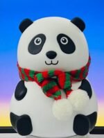 Cute Panda Silicon USB Rechargeable Night Light Lamp Night Lamp (13 cm, White) - Image 2