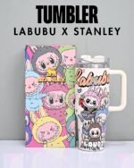 Stanley X Labubu 40oz 1200ml Quencher Tumbler - Cream - Image 4