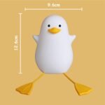 Duck Night Light for Children, Seagull Silicone Children's Room Warm Light with Dimmable Cute Bedside Lamp as a Gift for Boys Girls Mobile Phone Holder - Image 7