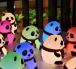 Cute Panda Silicon USB Rechargeable Night Light Lamp Night Lamp (13 cm, White) - Image 6