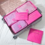 6PCS Packing Cubes for Travel Luggage Organiser Bag Compression Pouches Clothes Suitcase, Packing Organizers Storage Bags for Travel Accessories - Image 5