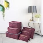 6PCS Packing Cubes for Travel Luggage Organiser Bag Compression Pouches Clothes Suitcase, Packing Organizers Storage Bags for Travel Accessories - Image 7