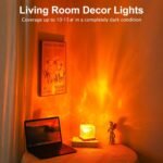 Ocean Wave Projector Light, Mood Lighting Ambient Lighting Luminorthe Cube Northern Lights Projector with 16 Colors and Dynamic Ripple Effect for Living Room Bedroom Decor - 5.1inch - Image 7
