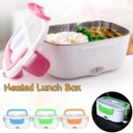LADILA Lunch Box With Heating Portable Electric Heating Food Warmer Heater Rice Cooker Container Food Warmer Tiffin,2 Liter,Multi - Image 3