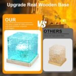 Ocean Wave Projector Light, Mood Lighting Ambient Lighting Luminorthe Cube Northern Lights Projector with 16 Colors and Dynamic Ripple Effect for Living Room Bedroom Decor - 5.1inch - Image 4