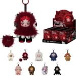 POP MART SKULLPANDA You Found Me! Series Plush Doll Pendant Blind Box Figures, Collectible Toys, Holiday Birthday Gifts for Girlfriend Daughter Girls and Boys, Single Box