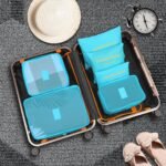 6PCS Packing Cubes for Travel Luggage Organiser Bag Compression Pouches Clothes Suitcase, Packing Organizers Storage Bags for Travel Accessories