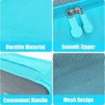 6PCS Packing Cubes for Travel Luggage Organiser Bag Compression Pouches Clothes Suitcase, Packing Organizers Storage Bags for Travel Accessories - Image 4