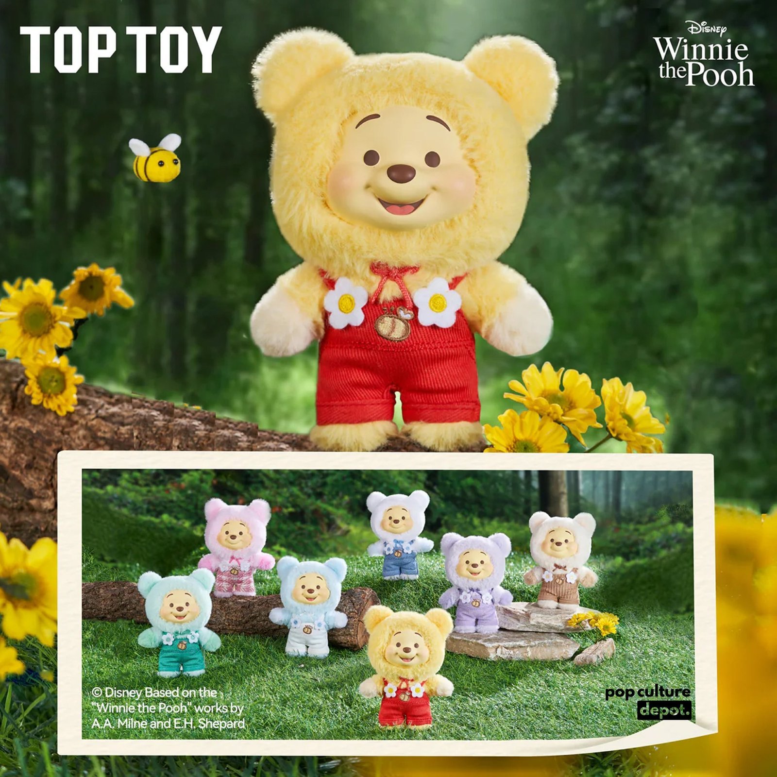 webtemplatepinmockcopy3_5e190439-76a1-49a9-9473-b86873bdf98a.jpg Winnie the Pooh Candy Series – Plush Blind Box - Image 1
