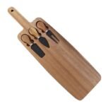 Wooden Cheese Serving Board with Knife Durable Acacia Cutting Board - Image 6