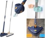 360 Degree Rotatable Multifunctional Triangle Mop, Adjustable Chenille Microfiber Mop Triangular Cleaning Supplies for Dust Wall Glass, Floor, Wall, Gap, Corner, Car Wash - Image 2