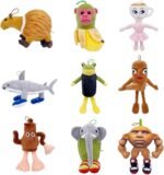 Italian Brainrot Plush, Cuddly Soft Stuffed Animal Doll Tung Tung Sahur Funny Plushie Toy Gift for Kids Teens Boys - Image 2