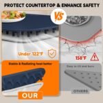 Homelove Warming Mat for Food - Electric Warming Tray with 6-Level Temperature and Hours Setting, Full Surface Graphene Heating, Waterproof Dishwasher-Friendly Food Warmer for Parties, Kitchen - Image 5