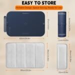 Homelove Warming Mat for Food - Electric Warming Tray with 6-Level Temperature and Hours Setting, Full Surface Graphene Heating, Waterproof Dishwasher-Friendly Food Warmer for Parties, Kitchen - Image 7