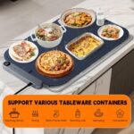 Homelove Warming Mat for Food - Electric Warming Tray with 6-Level Temperature and Hours Setting, Full Surface Graphene Heating, Waterproof Dishwasher-Friendly Food Warmer for Parties, Kitchen - Image 6